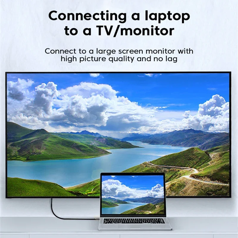 HDMI 2.1 Cable HDMI Cord 8K 60Hz 4K 120Hz 48Gbps Adapter UHD HDR Ultra High Speed HDR for HD TV Projector Laptop PS4 PS5