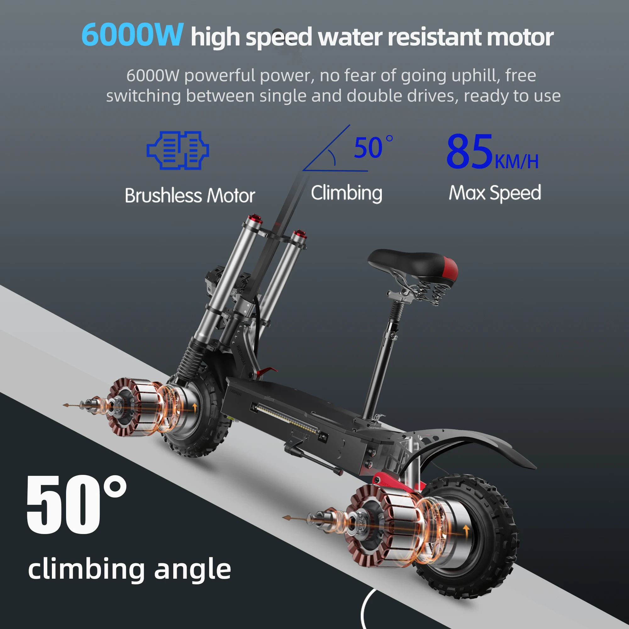 electric scooter 1200W 3200W 6000W for adults