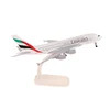 20cm 1:400 Aircraft Model Emirates Airbus A380 Metal Replica Alloy Material Aviation Simulation Children Boy Gift 2