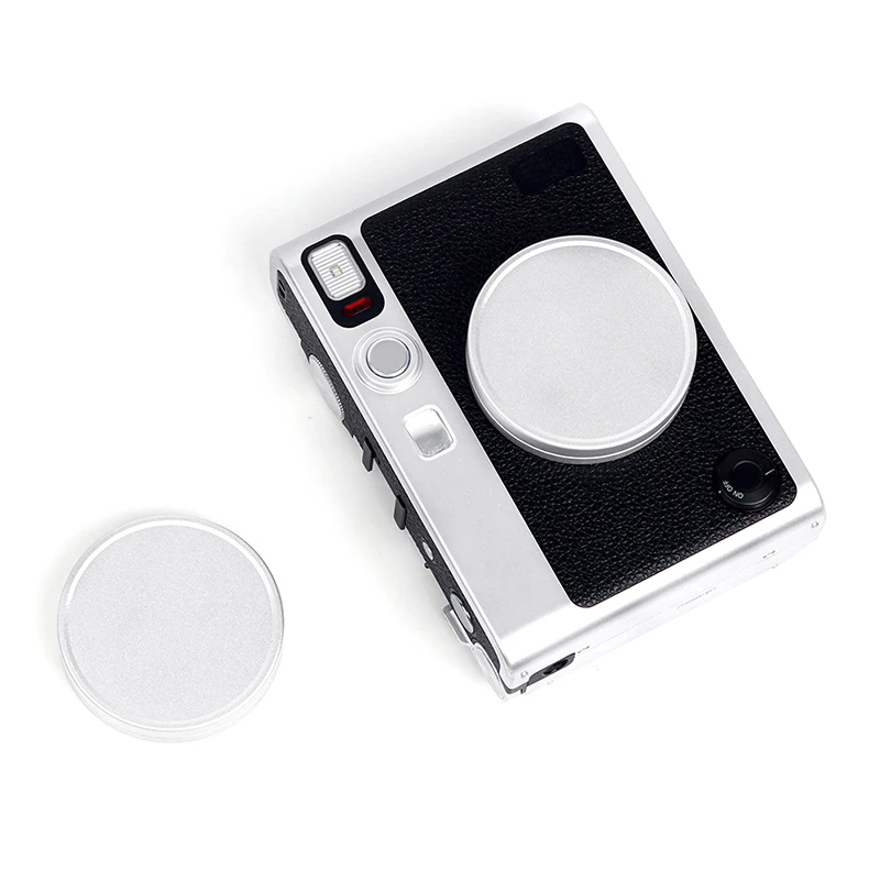 즉석 카메라 방진 렌즈 캡, Instax Mini EVO 알루미늄 합금 즉석 카메라 렌즈 커버, 보호 후드, 1PC