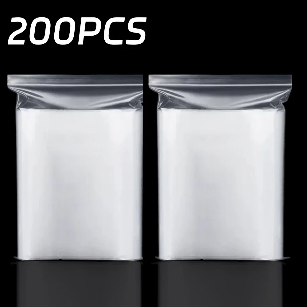 Transparent Reclosable Zipper Poly Bags - Universal Dust Protector Covers