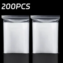 Transparent Reclosable Zipper Poly Bags - Universal Dust Protector Covers (200PCS)