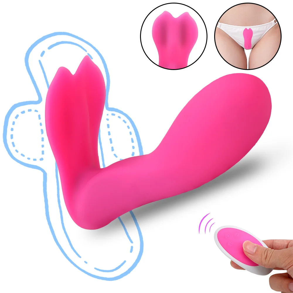 Vibrating Panties Wireless Remote Wearable Dildo G Spot Massager_voghion.com