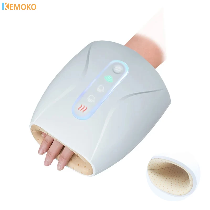Hand Massager Electric Hot Airbag Compression Fingers Arthritis Physiotherapy Wrist Acupoint Massage Pain Relief Acupressure