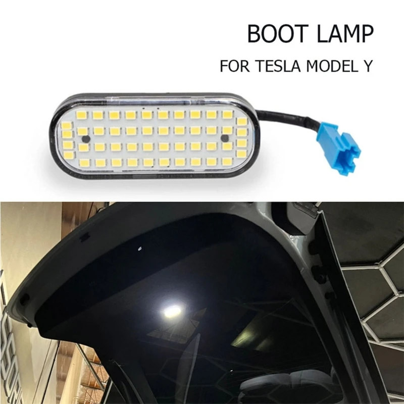 48 LED Beads Ultra-Bright Easy-Plug Lighting Trunk Boot Light Bulbs for Model Y