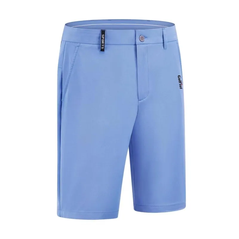 Cal&ccedil;&otilde;es De Golfe Men's Summer Thin Straight Breathable Quick-Drying Non-Ironing Sports Comfortable Golf Shorts