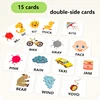 Montessori Alphabet Matching Game, Magnetic Parking Lot Maze, 26 Letters Cars Puzzle For Kids,Letters Vocabulary Learning 6