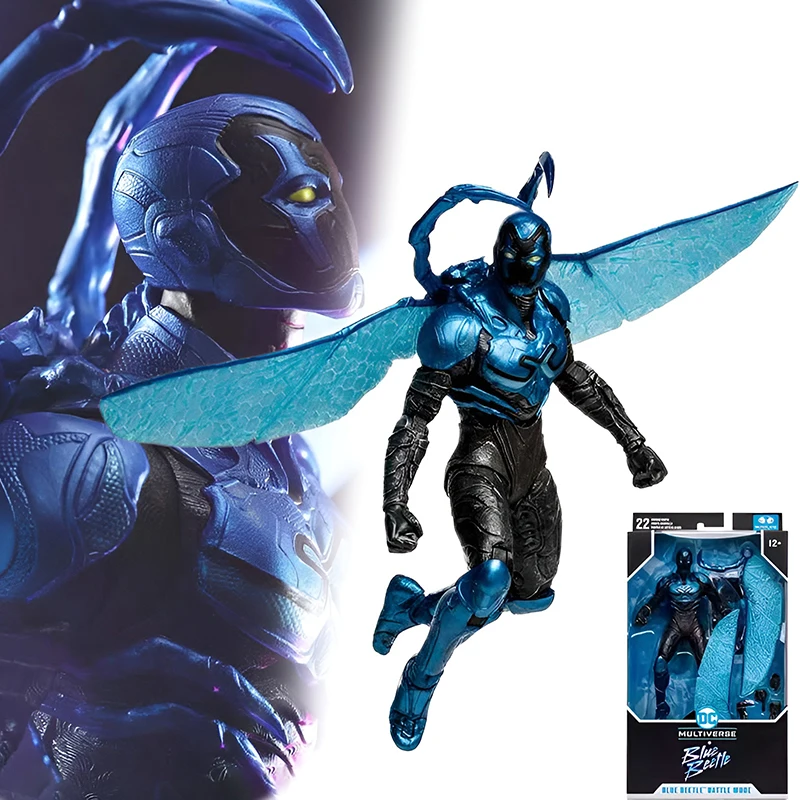 Spin Master DC Comics Figura Blue Beetle 30,5 Cm – 11 Punti Di Articolazione, Stile Fumetti, Action Figure Collezionabile, Regalo Bambini