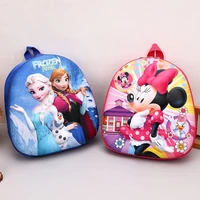 Disney Mickey Cartoon Children's Backpack Anime Frozen School Bag Spiderman Elsa Boy Girl Baby Backpack Cartoon Egg Shell Bags 1