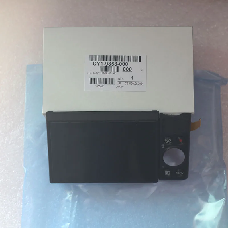 Touch LCD screen assembly with LCD hinge and frame replacement for Canon Powershot G7X mark II ; G7X-2 G7X II G7X2 Camera