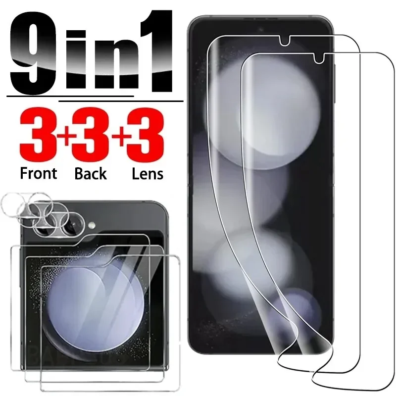 9-in-1 Screen and Lens Protection Kit with Inner Hydrogel Film