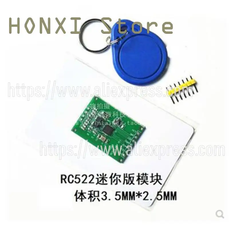 

1PCS MFRC522 RC522 mini 13.56 MHZ RFID radio frequency IC card induction, speaking, reading and writing modules
