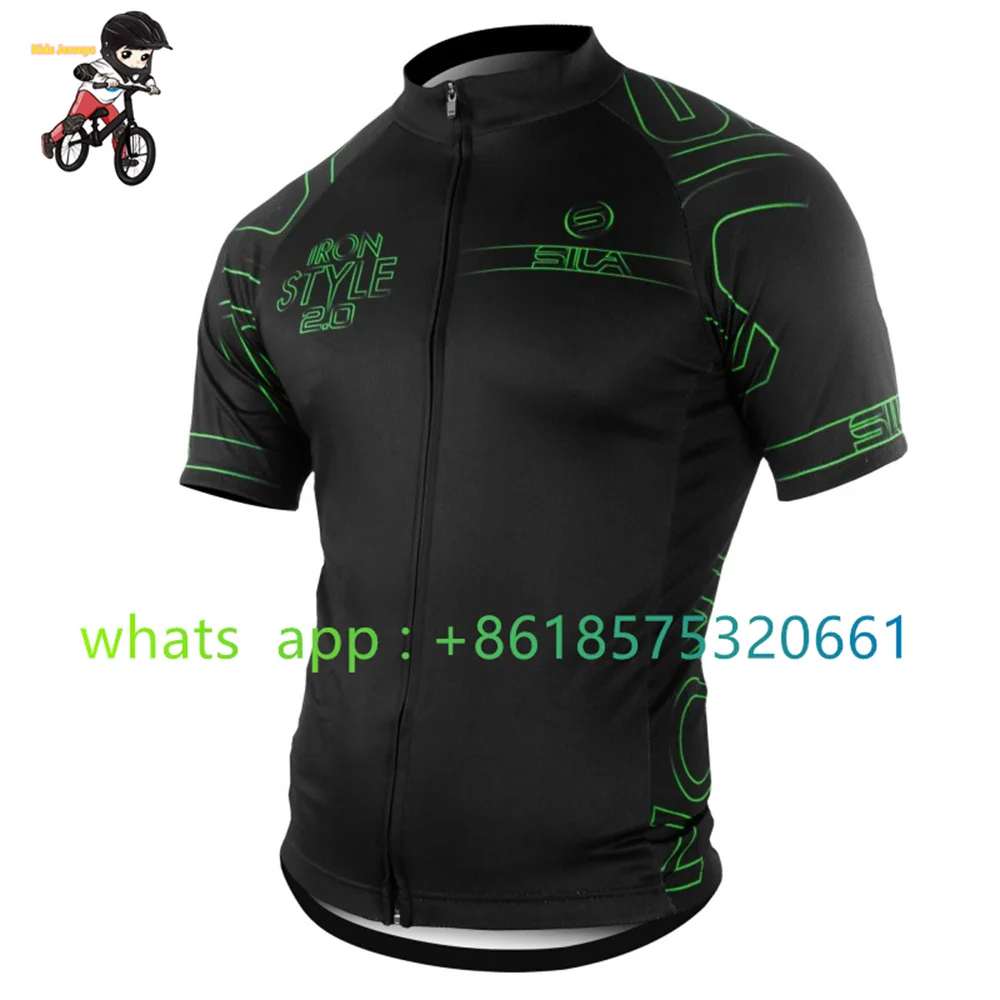 

2023 Kids Cycling Jersey Boys Short Sleeve Summer Cycling Clothing Ropa Ciclismo Child Bike Wear Sport Suit MTB Breathable Shirt