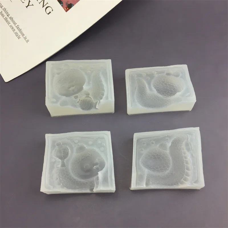 3D Snake Silicone Mold Making Aromatherapy Candle DIY Cobra Silicone Snake Resin Ceramic Clay Mould 2025 Year Home Decor