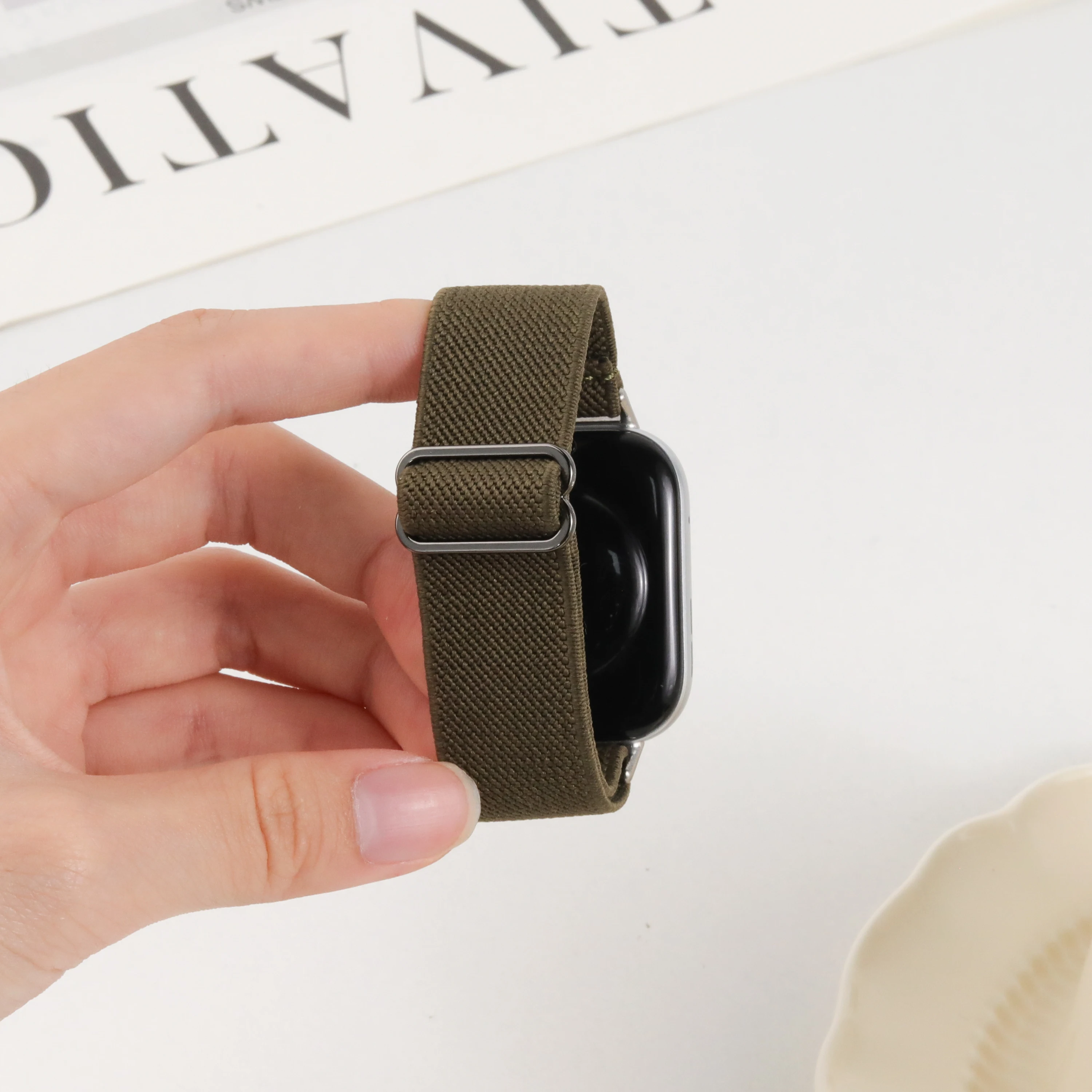 Sport Scrunchie Nylon Bracelet Strap