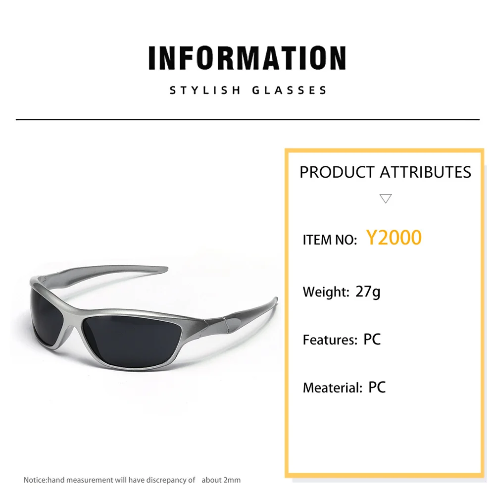 Futuristic Silver Y2K Men's And Women's Same Functional Sunglasses Ins Net Red Street Millennial Hot Girl Sunglasses