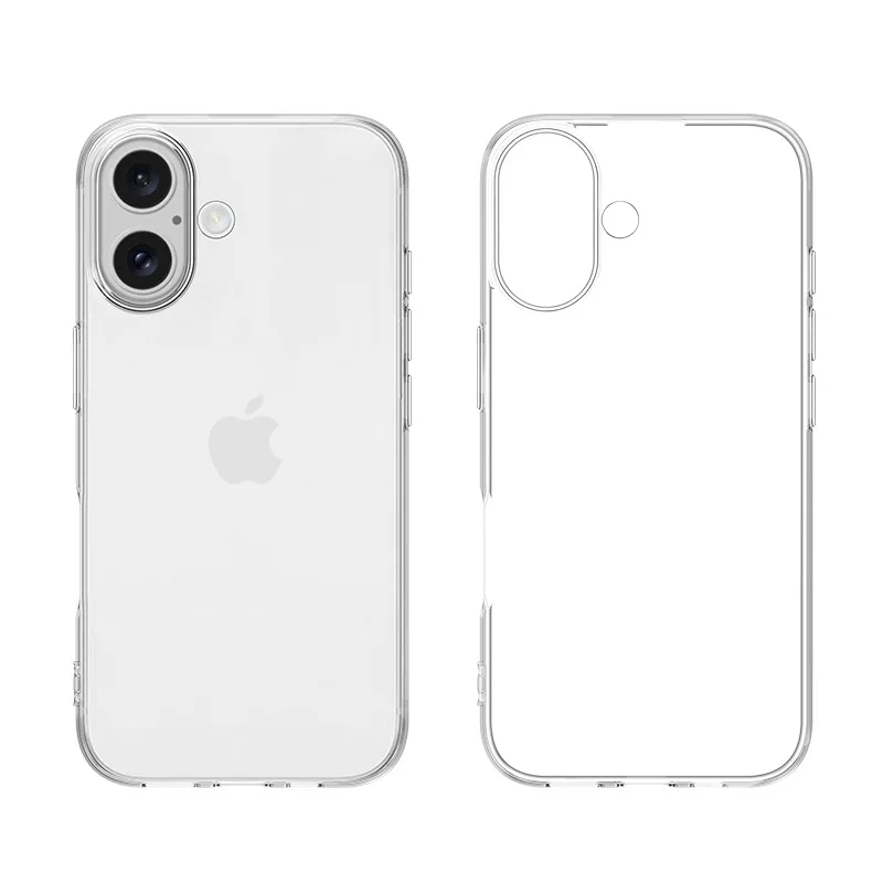 Ultra Thin Silicone Soft Phone Case For iPhone 17 Pro Max Transparent Slim Shell For Apple 17 Air 17ProMax 17Air Shockproof TPU