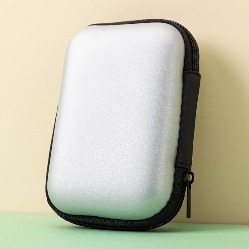 Square Data Cable Storage Zipper Bag Bluetooth Earphone Box Digital Camera Charger Hard Disk  Storage  Practical  Items