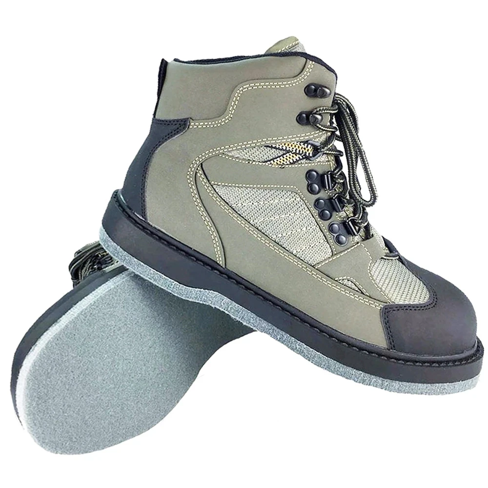 Fishing Shoes, Hunting Fishing Boots, Wading Fly Fishing Waders, Felt or Rubber Sole Reef Rock Fishing Shoes, Fishing Equipment