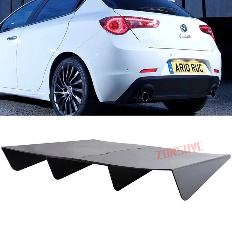 Per Alfa Romeo Giulietta Diffusore Posteriore Paraurti Spoiler Splitter Shark Fin Style Body Kit Accessori Plastica Abs