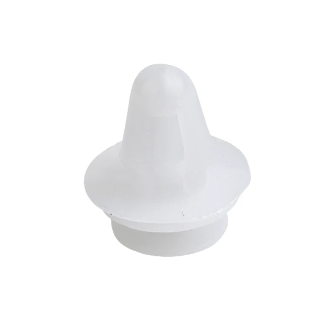 100pcs White Plastic Rivet Retainer Push Type Clip 9mm Hole Car Bumper Fender Fixed Clip For Toyota For Honda 4