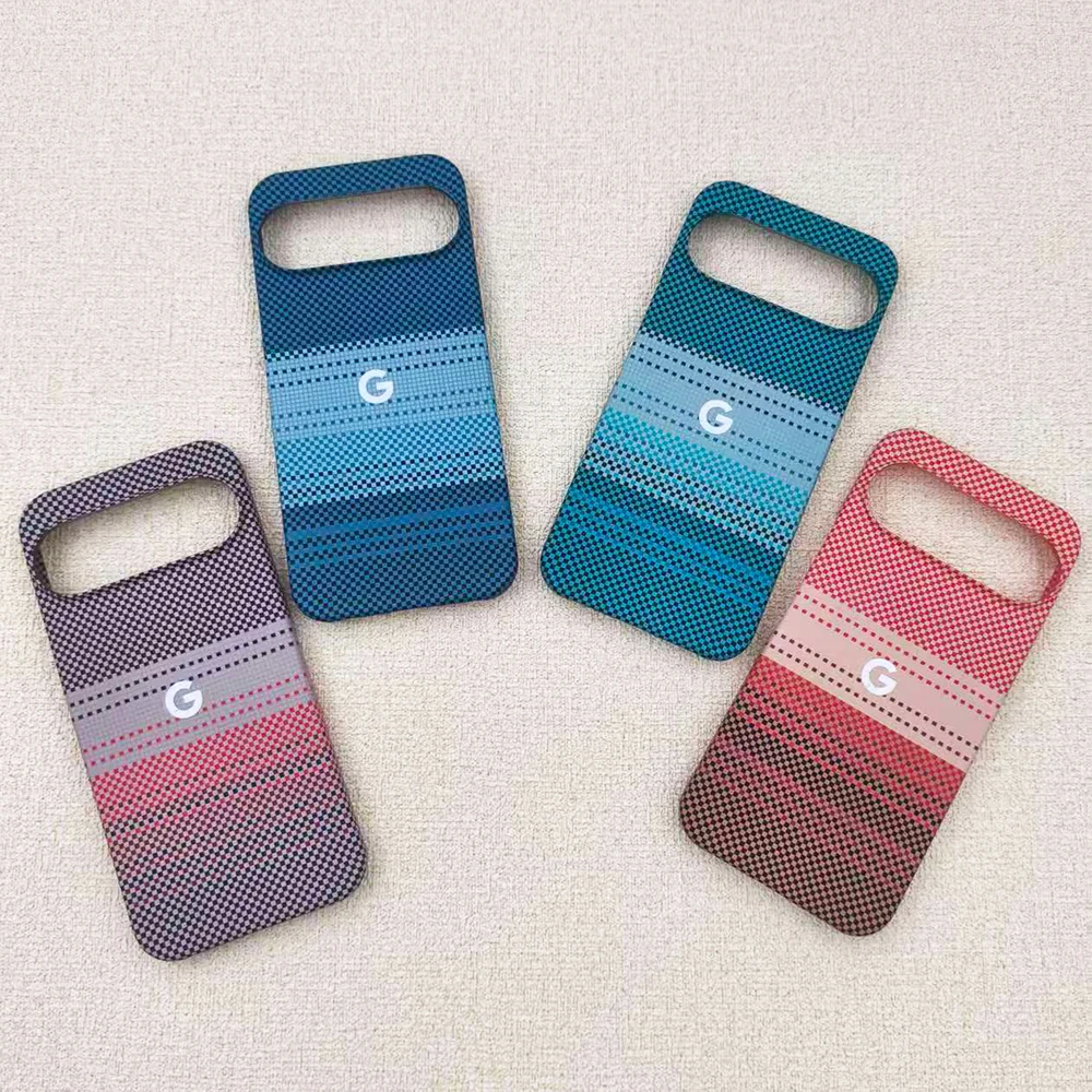 Frameless Carbon Fibre Magnetic Phone Case with Wireless Charging and Shockproof Protection