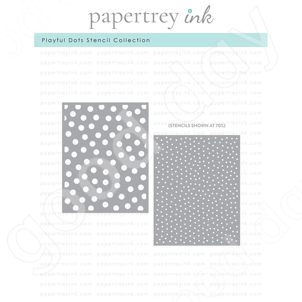 

2022 New Playful Dots Layered Production Stencil Scrapbook Diary Decoration Embossing Template Diy Greeting Card Handmade