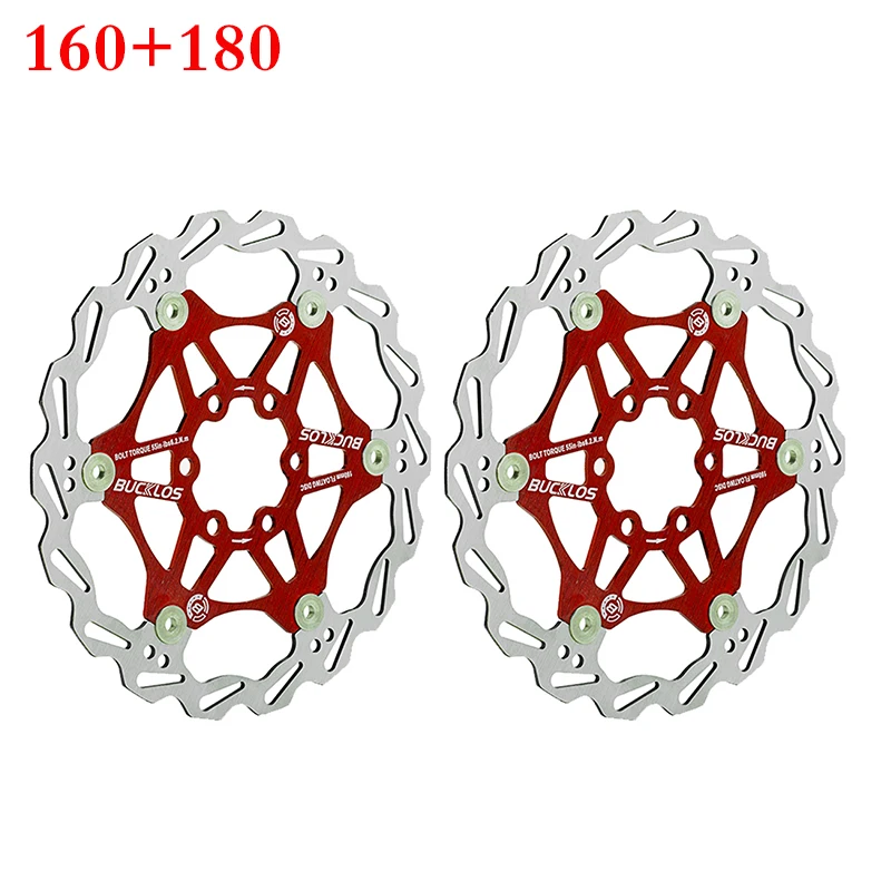 2PC 160-180mm Red