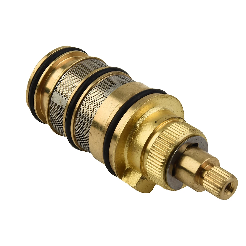 

1pcs Thermostatic Brass Shower Cartridge Shower Faucets Mixer Valve Bar For Mixing Faucet Cartridge Replacement Repair Kit