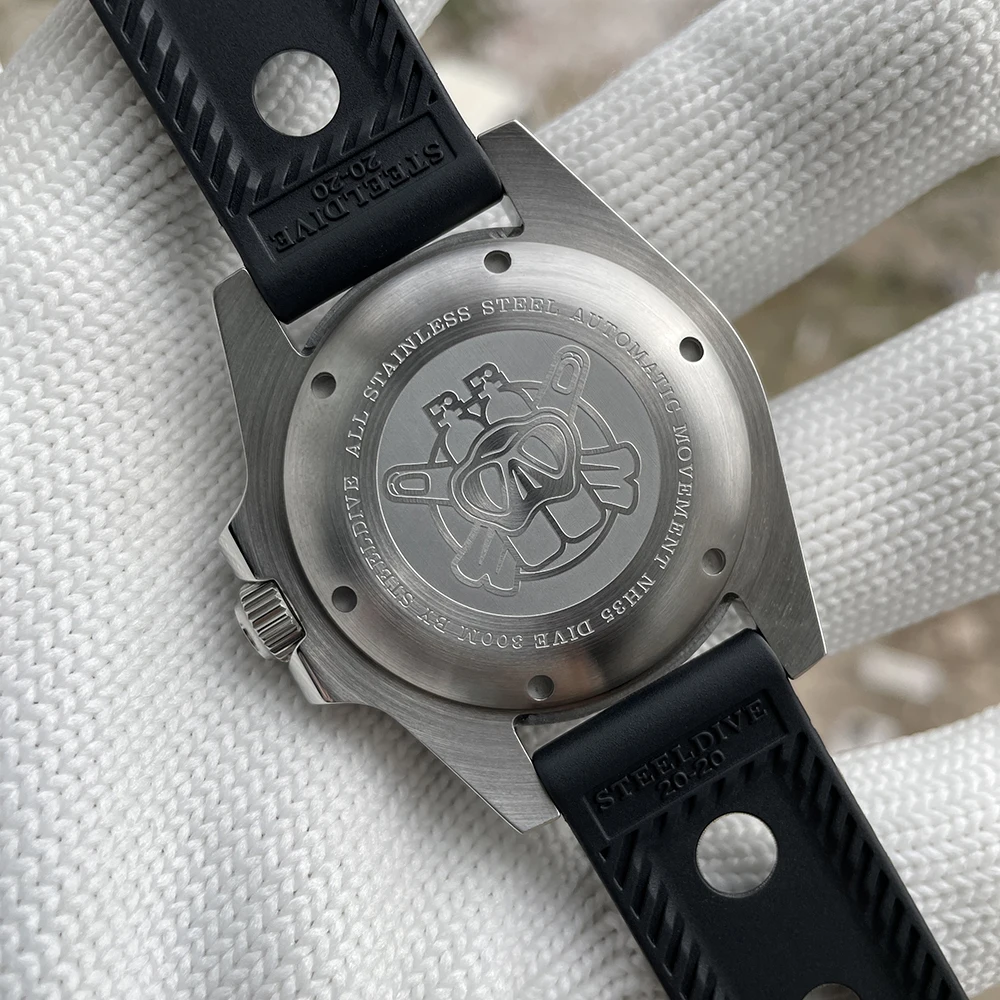 STEELDIVE ブランドブラックセラミックベゼルインサート 41