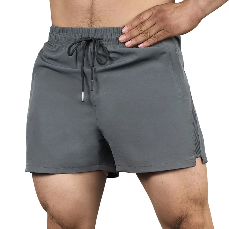 5 Inch Gym Shorts Men Fitness Clothes Drawstring Workout Shorts Breathe Cooling Quick Dry Stretch Sweat Running Training