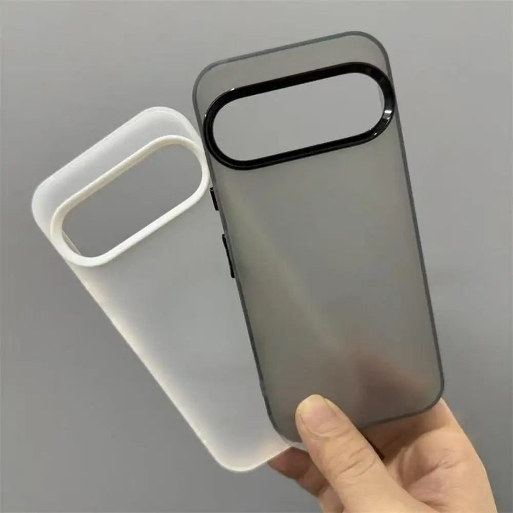 Frosted Fashion Candy Color Soft Bumper Phone Case with Protective Frame and Independent Button Cover
