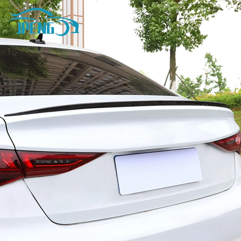 Car rear wing spoiler 121cm length universal sedan for W204 W211 BMW E92 E60 E90 G20 F30 Audi A3 A4 Peugeot 508