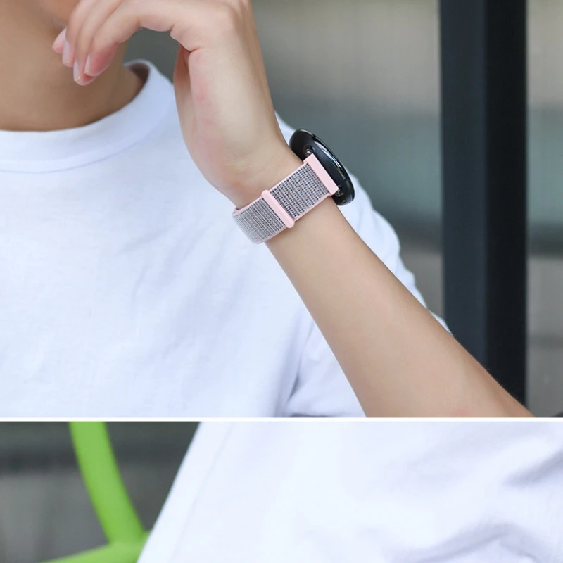Nylon Loop Smartwatch Band - Universal 20mm/22mm Bracelet Strap