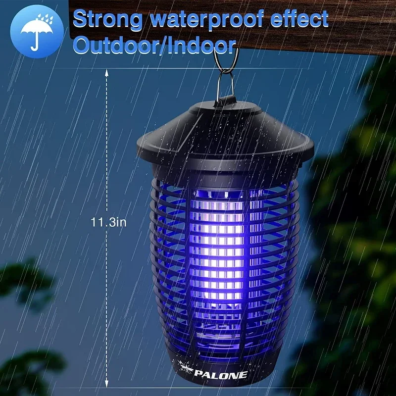 Electric Mosquito Killer Lamp 4500V 20W for Indoor and Outdoor Garden Yard
