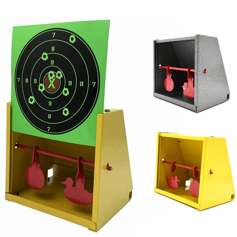 14X14cmAirGunPelletTrapBBTrapTargetTrapwith100PcsCard