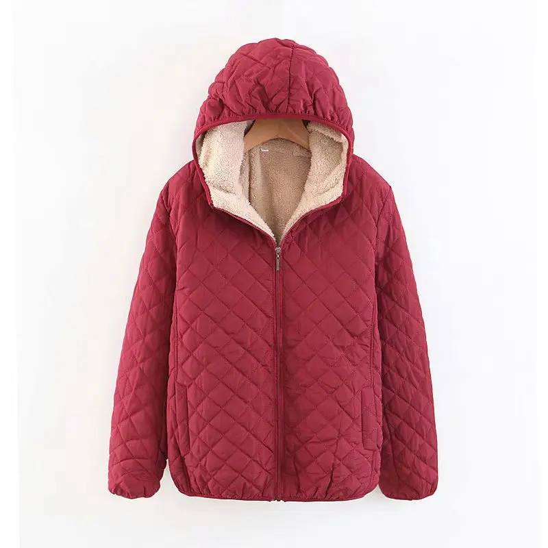 Autumn and Winter Embroidery Short Coat Women's Cashmere Thickened Lamb Wool Little Cotton Clothes Fashion Female Jackets Coats