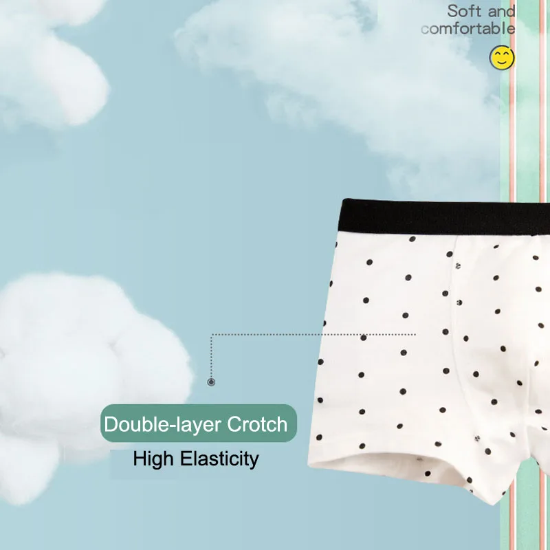 Boys Boxers Boys Underwear Children Underwear 4 Pcs/Lot Kids Underwear Cotton Panties Dinosaur Pattern For Children