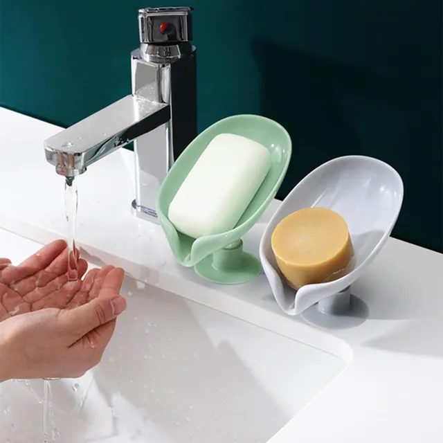Suction Cup Shower Wall Bathroom Magnetic Dish Soap Holder  2