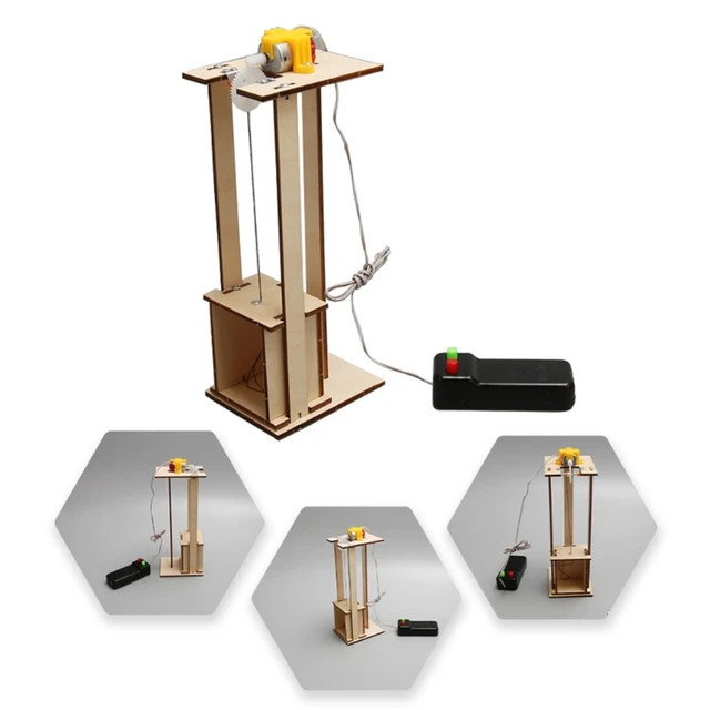 DIY Elevator Toy Set  Craft for Kids Science Model Electric Lift Experiment Kits for 7+ Years Old Boy Girl 4