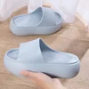 Thick Bottom Eva Slippers for Women Fashion Solid Color Platform Sandals Woman Summer 2025 Indoor Outdoor Non Slip Beach Slides 1