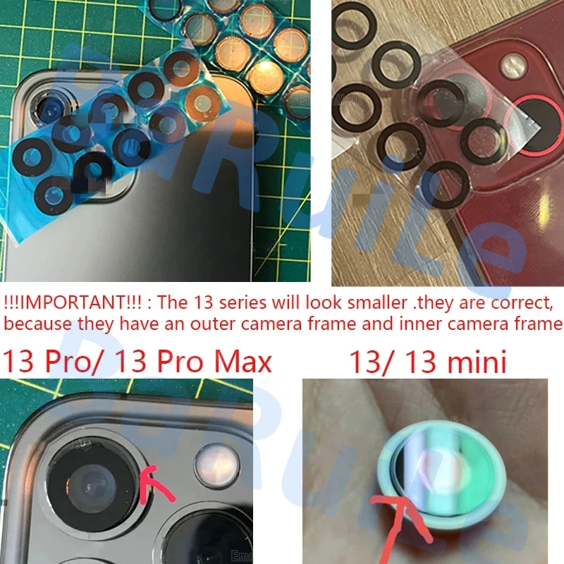 Back Rück Kamera Glas Linse Ersatz Für IPhone 13 / 13 Mini