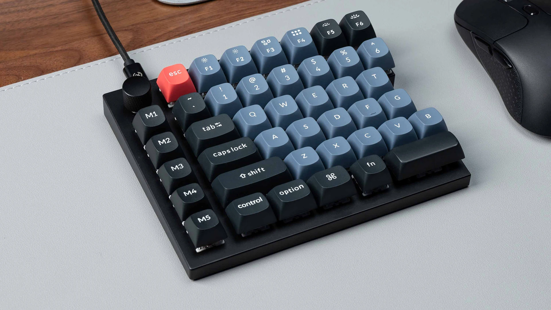 Keychron Q11 QMK Knob Split Design Custom Mechanical Keyboard Type 