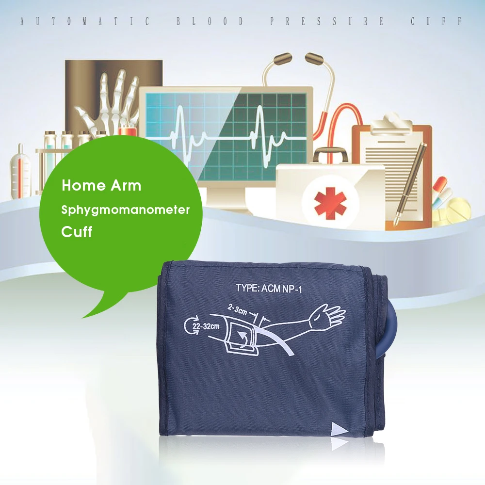 Blood Pressure Cuff 22-32cm/22-48cm for Arm Blood Pressure Monitor Meter Tonometer Sphygmomanometer