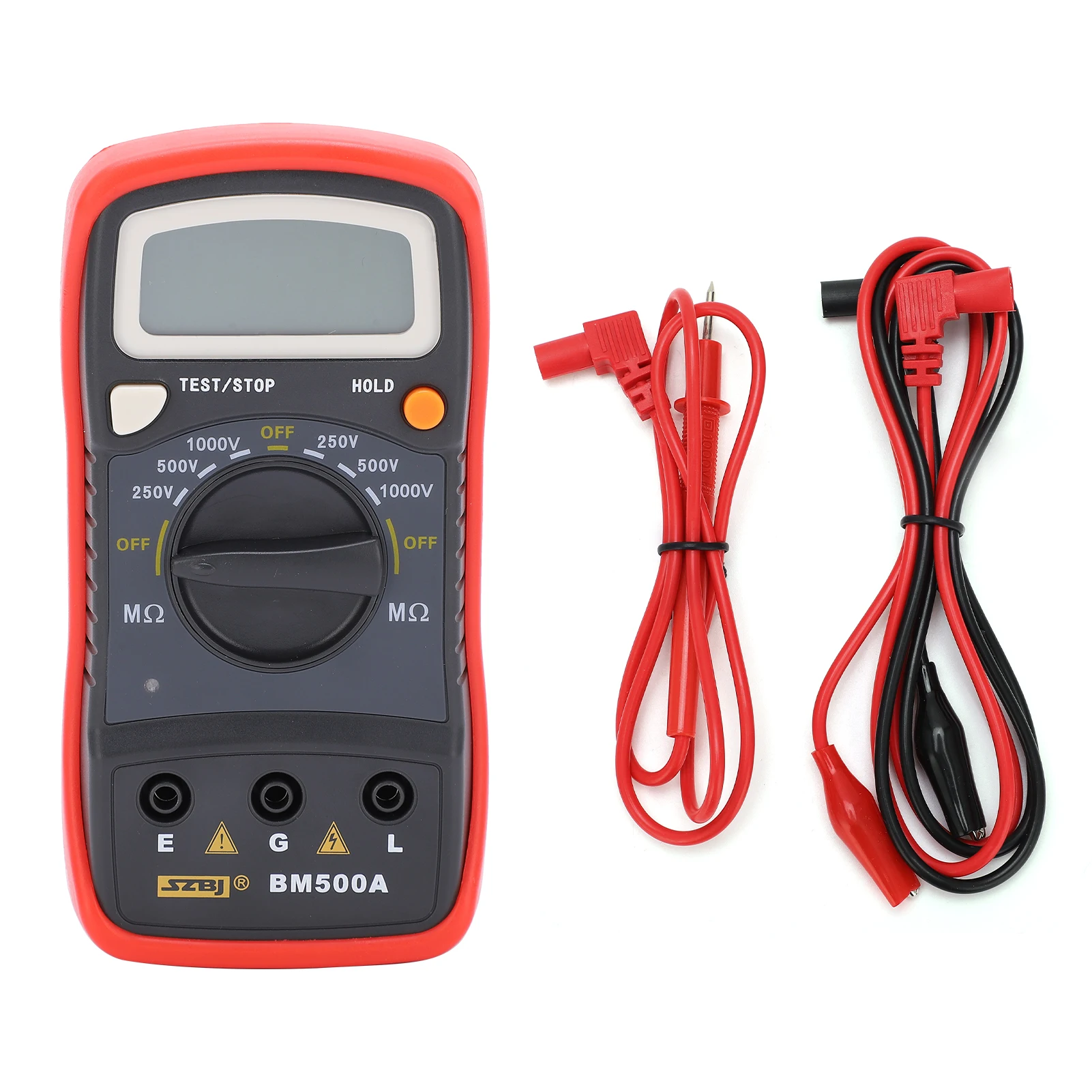 Resistance Tester Resistance Test Instrument BM500A 1000V LCD Tester Digital Insulation Meter Megohm Meter