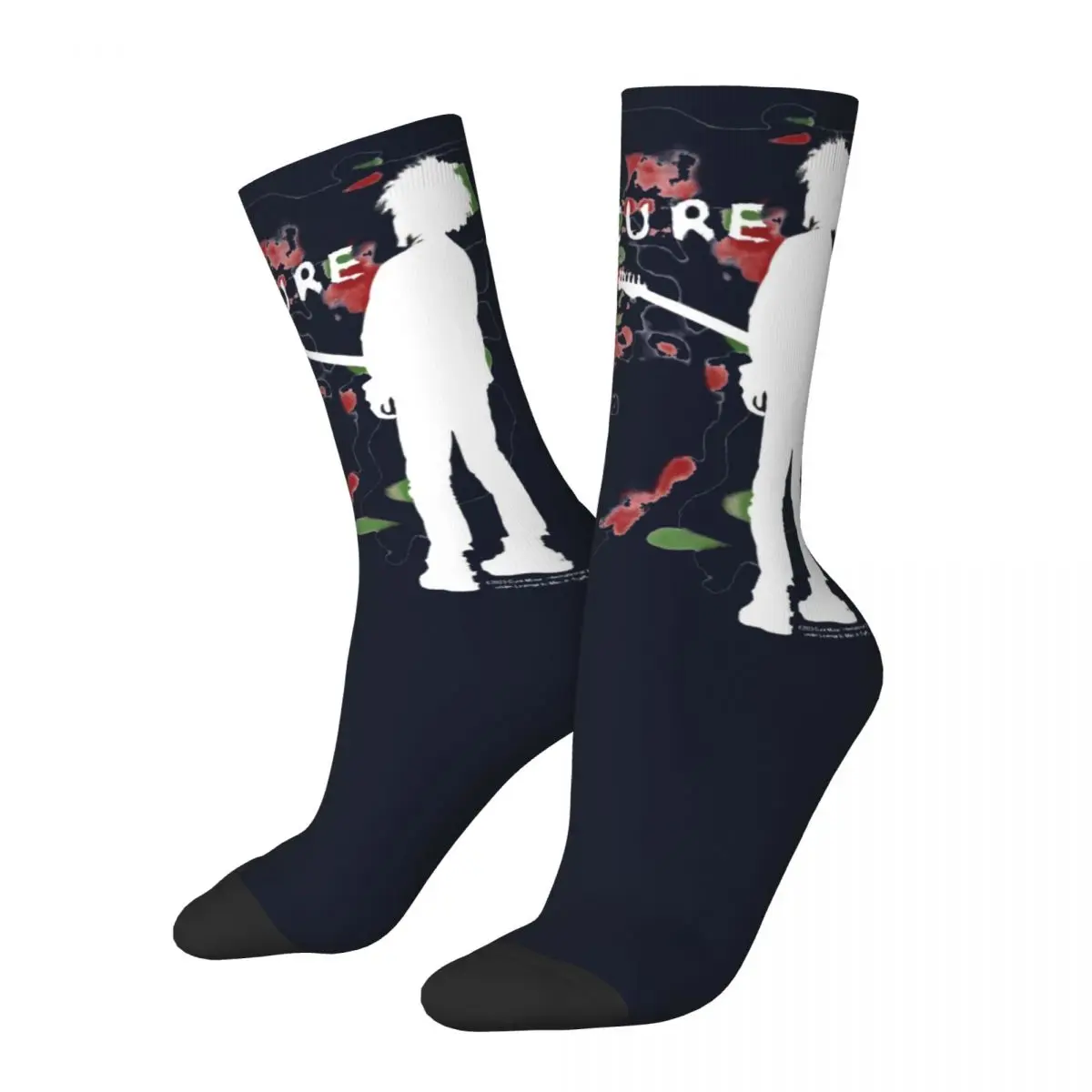 

The Cure Boys Don't Cry Rock музыкальные носки средней длины для женщин и мужчин Merch всесезонные теплые носки средней длины дышащие
