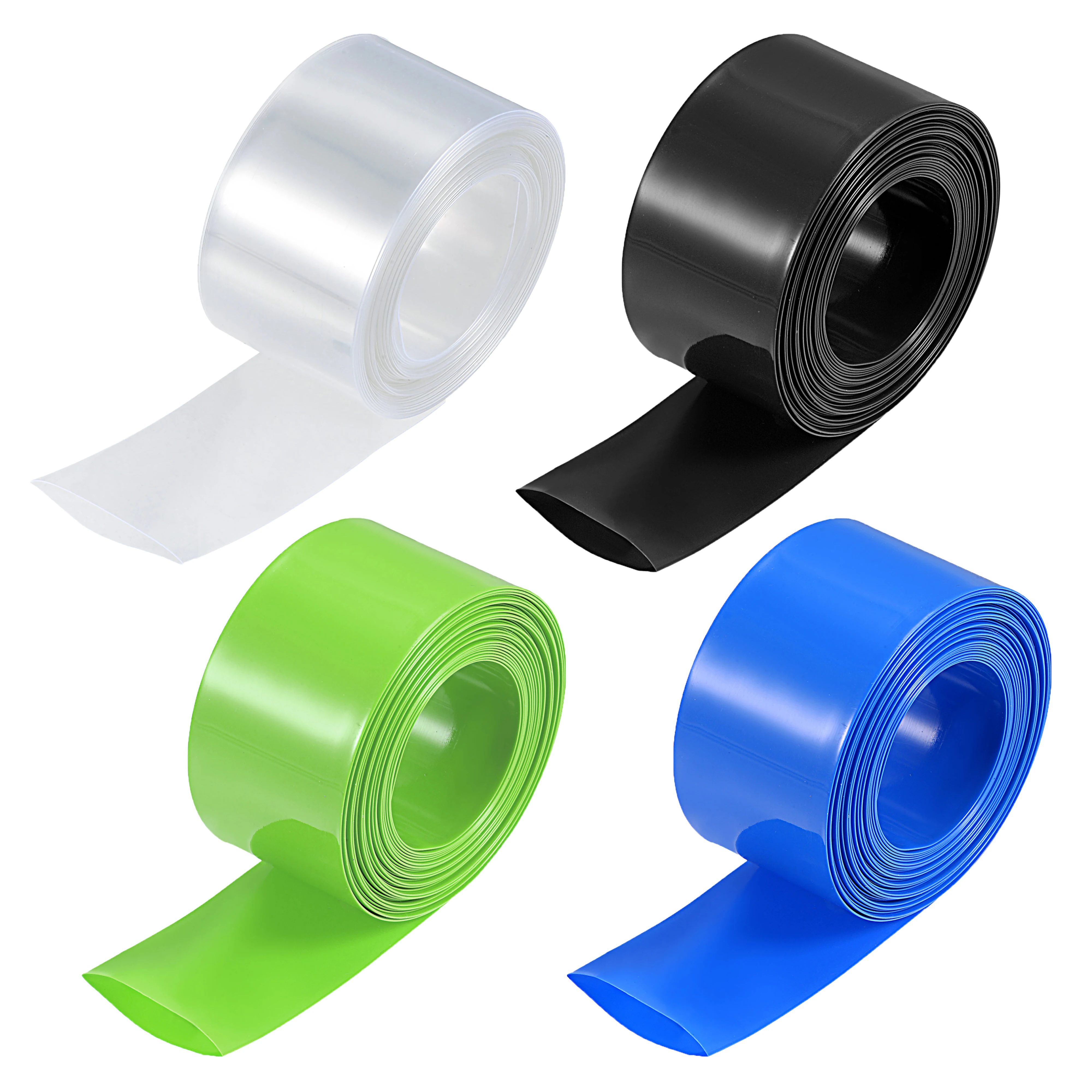 

3Meter 23-95mm Width 18650 Lithium Battery Heat Shrink Tube Wrap Cover Skin PVC Shrinkable Tubing Film Sleeves Insulation Sheath