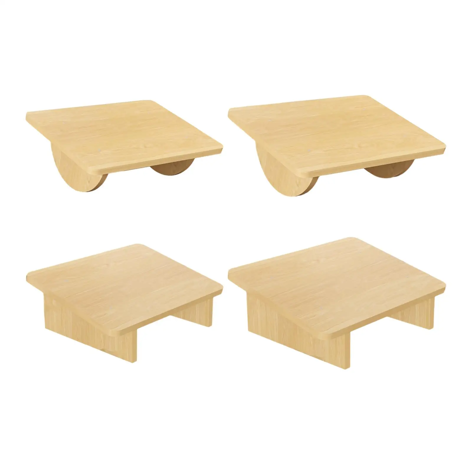 WoodenOfficeDeskFootrestFootRestSturdySmoothSurfaceVersatile