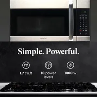 Over-the-Range Microwave Oven, 1.7 Cu. Ft. - 1000W - Auto Reheat, Multi-Stage Cooking, Melt/Soften Feature, Child Safety Lock 2