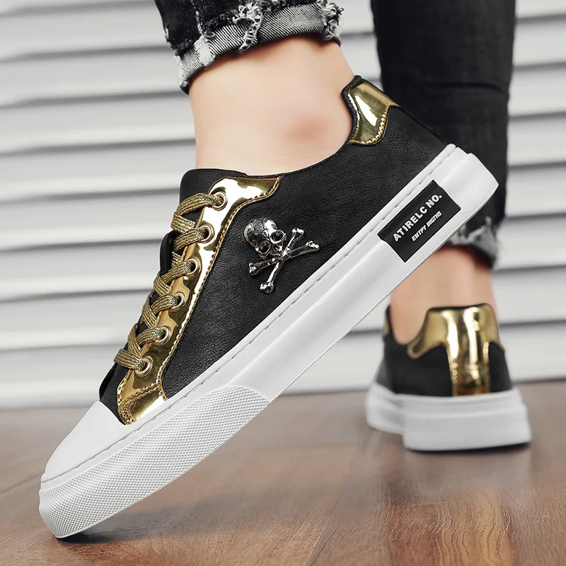 

Кеды мужские с вулканизированной подошвой, повседневная спортивная обувь, дизайнерские кроссовки для начинающих ходить, черные белые